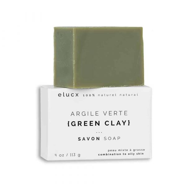 {GREEN CLAY} soap combination / oily skin